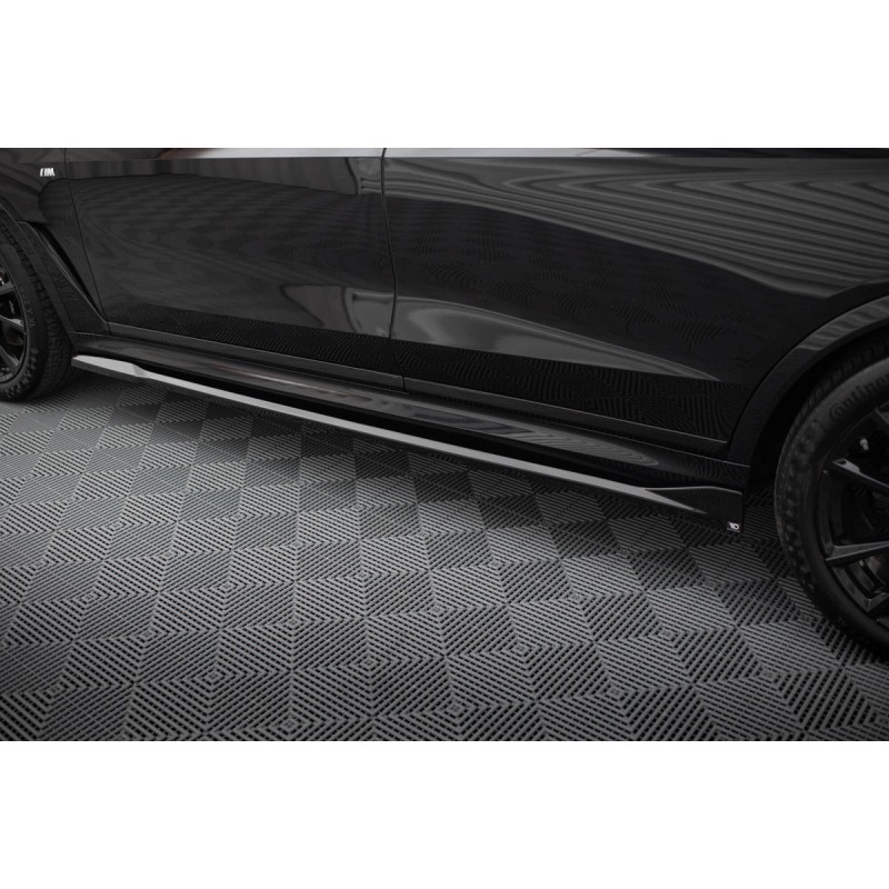 Kit carrosserie Maxton Design BMW X7 M-Pack G07 restylée (2022+) : lame avant, bas de caisse, lame arrière, becquet