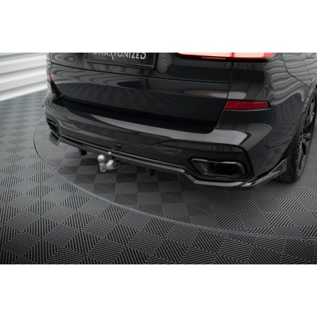 Kit carrosserie Maxton Design BMW X7 M-Pack G07 restylée (2022+) : lame avant, bas de caisse, lame arrière, becquet