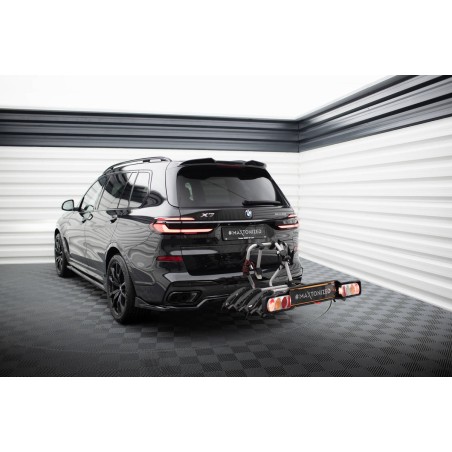 Kit carrosserie Maxton Design BMW X7 M-Pack G07 restylée (2022+) : lame avant, bas de caisse, lame arrière, becquet