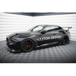 Kit carrosserie carbone Maxton Design BMW M2 G87 (2023+) : lame avant, bas de caisse, becquet, diffuseur arrière, lames arrière