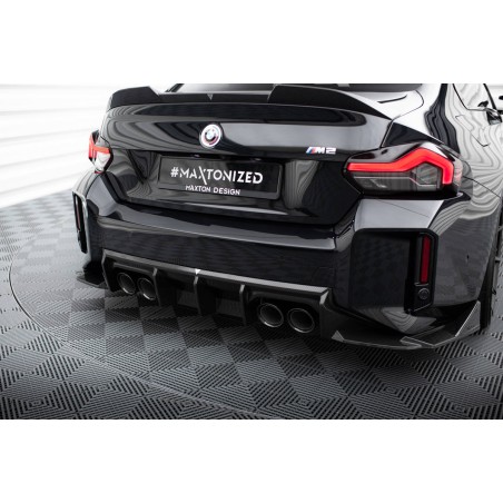 Kit carrosserie carbone Maxton Design BMW M2 G87 (2023+) : lame avant, bas de caisse, becquet, diffuseur arrière, lames arrière