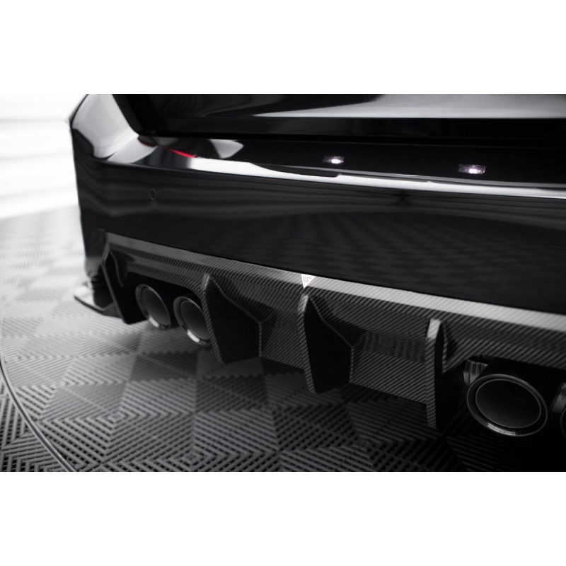Kit carrosserie carbone Maxton Design BMW M2 G87 (2023+) : lame avant, bas de caisse, becquet, diffuseur arrière, lames arrière