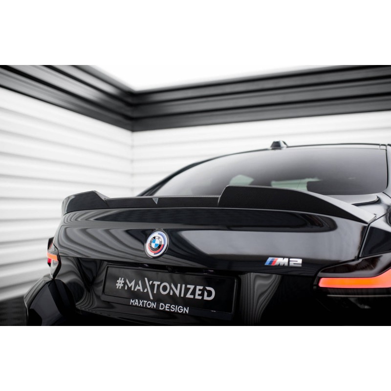 Kit carrosserie carbone Maxton Design BMW M2 G87 (2023+) : lame avant, bas de caisse, becquet, diffuseur arrière, lames arrière