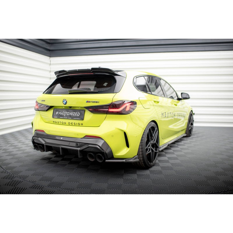 Kit carrosserie carbone Maxton Design BMW Série 1 F40 M-Pack / M135i (2019-2023) : bas de caisse, lames arrière, becquet