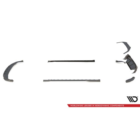 Kit carrosserie carbone Maxton Design BMW Série 1 F40 M-Pack / M135i (2019-2023) : bas de caisse, lames arrière, becquet