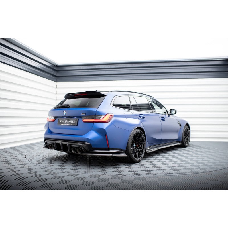 Kit carrosserie carbone Maxton Design BMW M3 G81 Touring (2022+) : lame avant, bas de caisse, diffuseur arrière, lames arrière