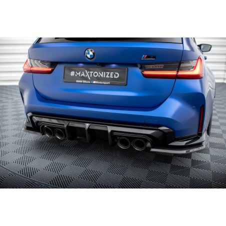 Kit carrosserie carbone Maxton Design BMW M3 G81 Touring (2022+) : lame avant, bas de caisse, diffuseur arrière, lames arrière
