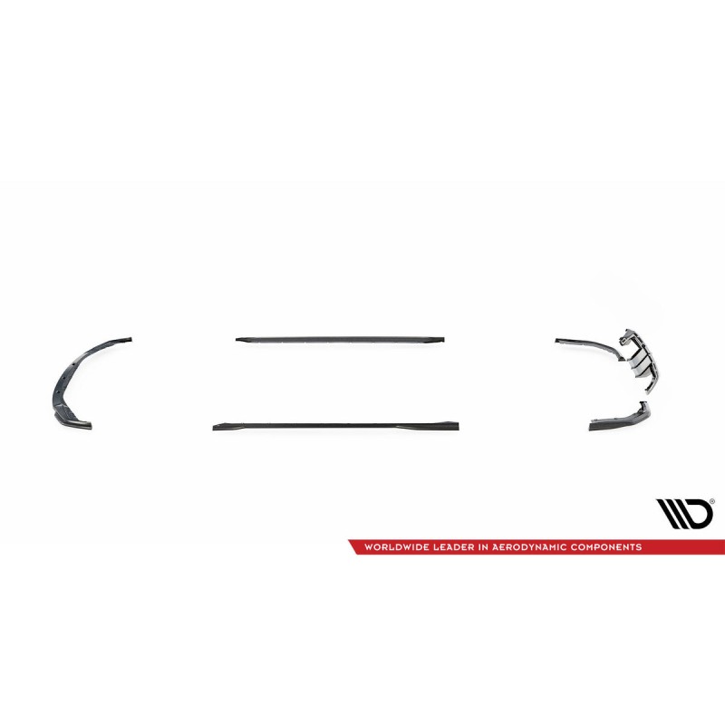 Kit carrosserie carbone Maxton Design BMW M3 G81 Touring (2022+) : lame avant, bas de caisse, diffuseur arrière, lames arrière