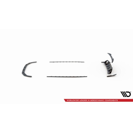 Kit carrosserie carbone Maxton Design Audi RS3 8Y Berline (2020-2024) : lame avant, becquet, bas de caisse