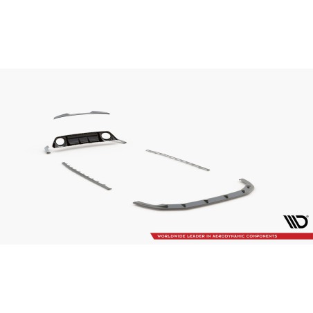 Kit carrosserie carbone Maxton Design Audi RS3 8Y Berline (2020-2024) : lame avant, becquet, bas de caisse