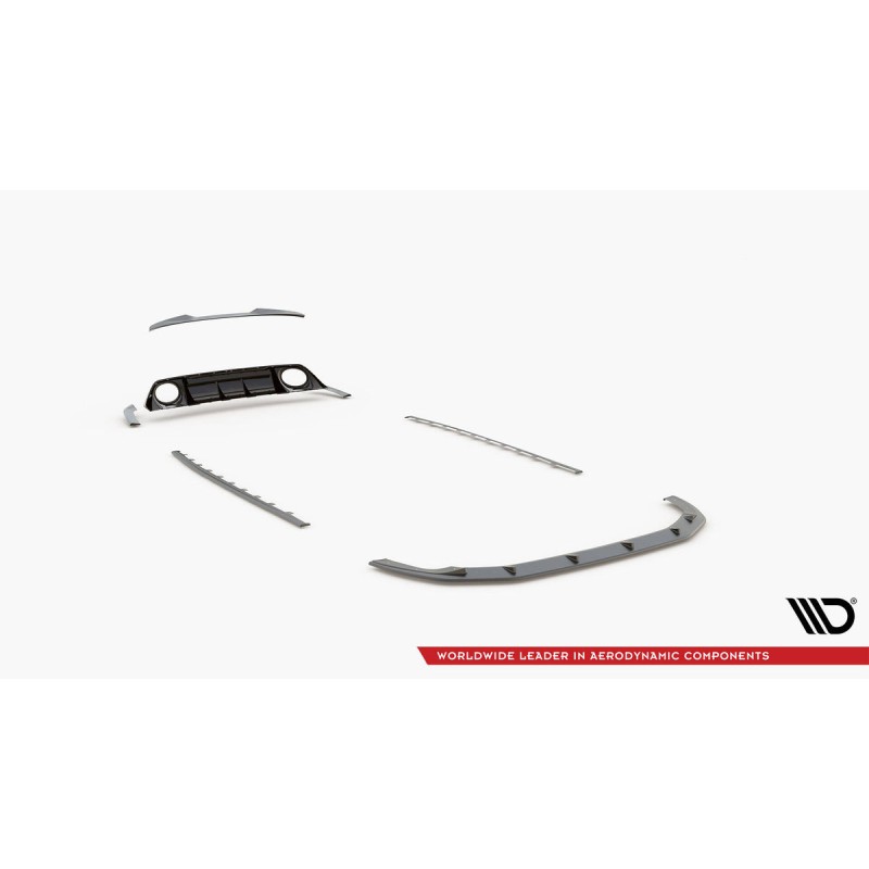 Kit carrosserie carbone Maxton Design Audi RS3 8Y Berline (2020-2024) : lame avant, becquet, bas de caisse
