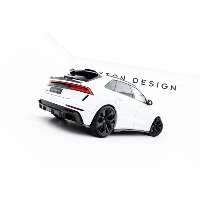 Kit carrosserie carbone Maxton Design Audi RSQ8 Mk1 (2019-2024) : lame avant, becquet, bas de caisse, diffuseur arrière
