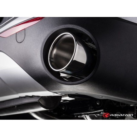 Sortie d'échappement ronde 2 / 129 mm RAGAZZON ALFA ROMEO Stelvio 949 2.0 Turbo Q4 280ch (2017+)
