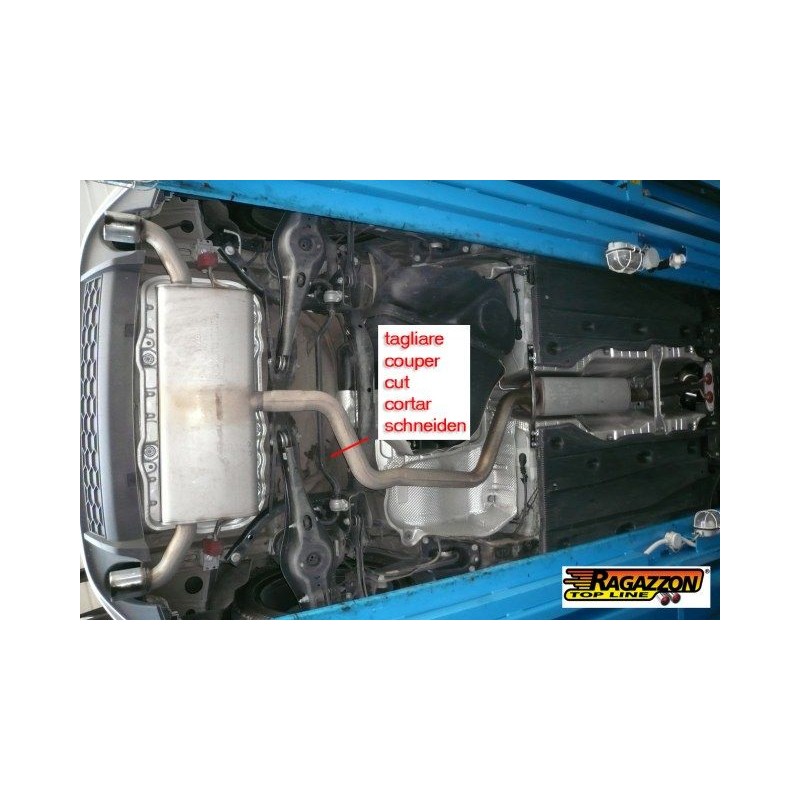 Tube intermédiaire RAGAZZON VW Golf Mk8.5 typ CD 2.0GTI 265ch 70mm (04/2024+) (Race)