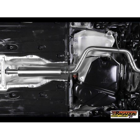 Silencieux intermédiaire RAGAZZON VW Golf Mk7.5 typ AU 2.0TSI GTi 230ch 70mm (2017-2018)