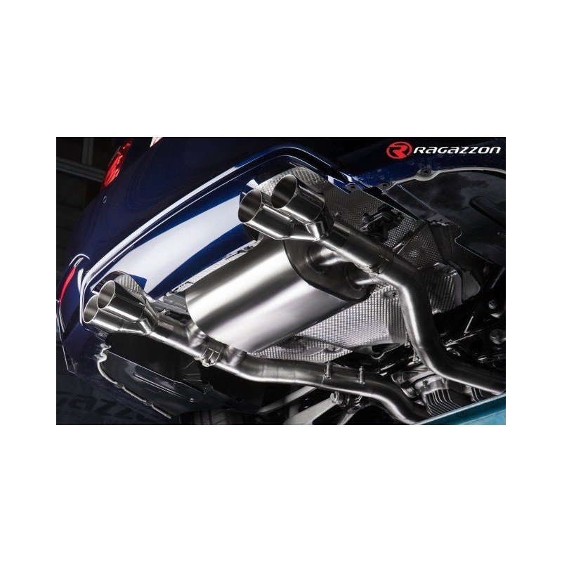 Silencieux arrière duplex RAGAZZON BMW M4 F82 Coupè 3.0 431ch (2014-2019) (ECE)