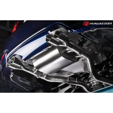 Silencieux arrière duplex RAGAZZON BMW M4 F82 Coupè 3.0 Competition 450ch (2016-2020) (ECE)
