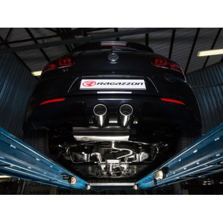 Silencieux arrière RAGAZZON VW Golf Mk6 typ 1K R 2.0TSI 271ch ø76mm (2010+) (ECE)