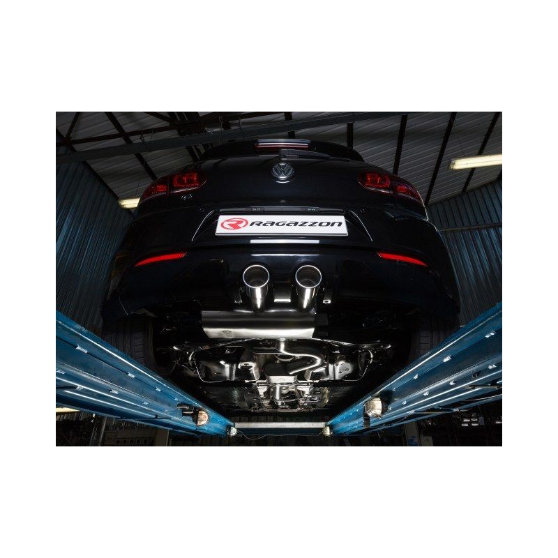 Silencieux arrière RAGAZZON VW Golf Mk6 typ 1K R 2.0TSI 271ch ø76mm (2010+) (ECE)