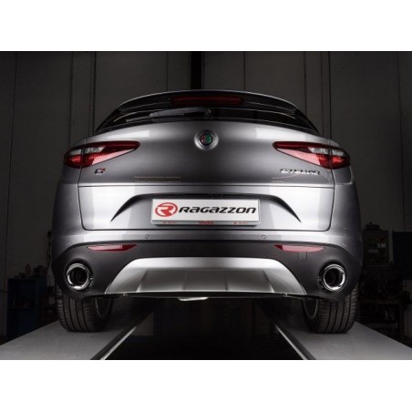 Silencieux arrière duplex RAGAZZON ALFA ROMEO Stelvio 949 2.0 Turbo Q4 280ch (2017+) (ECE)