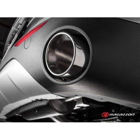 Sortie d'échappement ronde Sport Line 2 / 129 mm RAGAZZON ALFA ROMEO Stelvio 949 2.0 Turbo Q4 280ch (2017+)