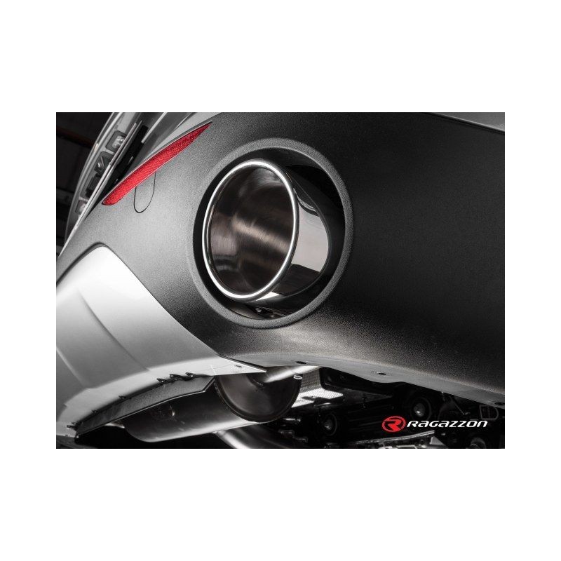 Sortie d'échappement ronde Sport Line 2 / 129 mm RAGAZZON ALFA ROMEO Stelvio 949 2.0 Turbo Q4 280ch (2017+)