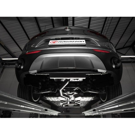 Sortie d'échappement ronde Carbon Shot 2 / 118 mm RAGAZZON ALFA ROMEO Stelvio 949 2.0 Turbo Q4 280ch (2017+)