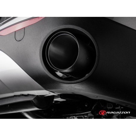 Sortie d'échappement ronde Carbon Shot 2 / 118 mm RAGAZZON ALFA ROMEO Stelvio 949 2.0 Turbo Q4 280ch (2017+)