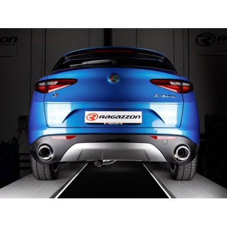 Silencieux arrière duplex RAGAZZON ALFA ROMEO Stelvio 949 2.2 Turbo Diesel Q4 209ch (2017-08/2018) (ECE)