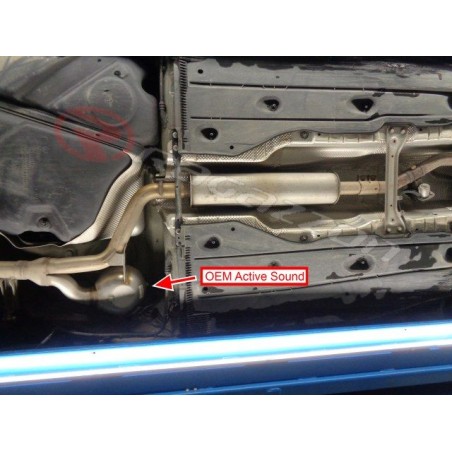 Tube arrière duplex 1 sortie ronde Sport Line 102 RAGAZZON VW Golf Mk7 typ AU 2.0TDi GTD 184ch ACTIVE SOUND (2012-2017) (Race)