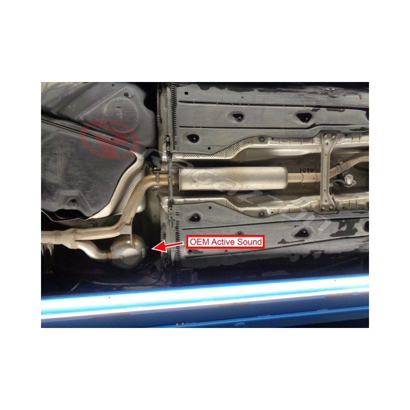 Tube arrière duplex 1 sortie ronde Sport Line 102 RAGAZZON VW Golf Mk7 typ AU 2.0TDi GTD 184ch ACTIVE SOUND (2012-2017) (Race)
