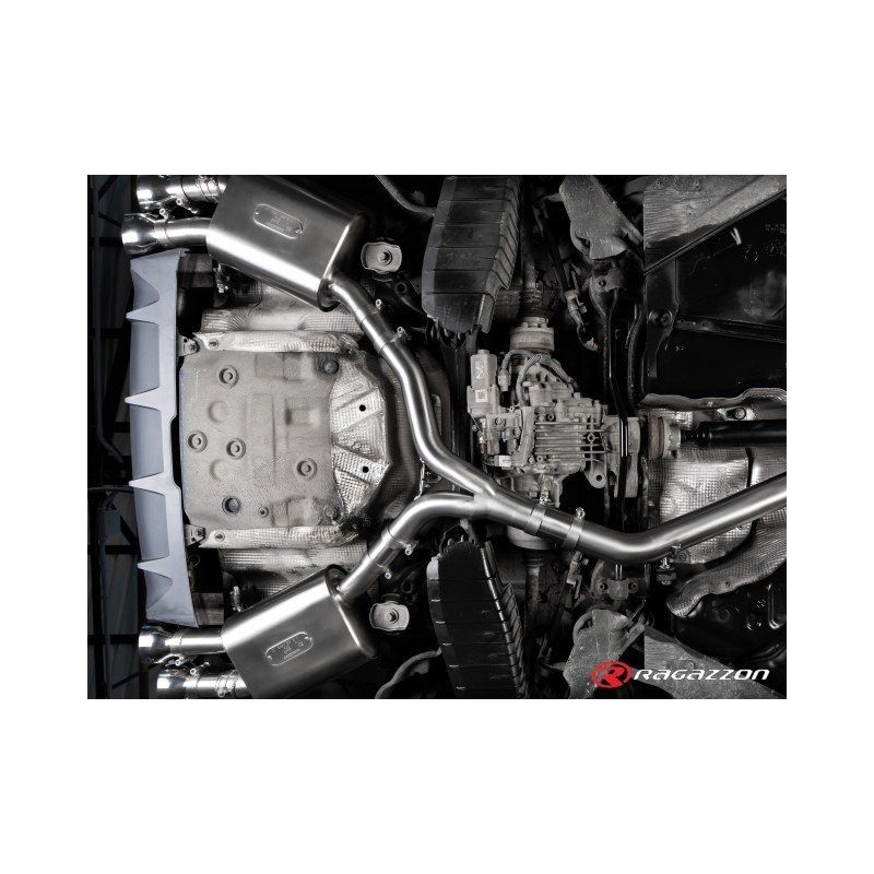 Silencieux arrière duplex RAGAZZON AUDI S5 typ F5 Coupè 3.0TFSI Quattro 354ch (2016+) (ECE)