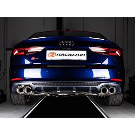 Silencieux arrière duplex RAGAZZON AUDI S5 typ F5 Coupè 3.0TFSI Quattro 354ch (2016+) (ECE)