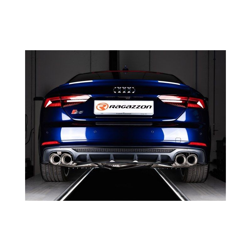 Silencieux arrière duplex RAGAZZON AUDI S5 typ F5 Coupè 3.0TFSI Quattro 354ch (2016+) (ECE)