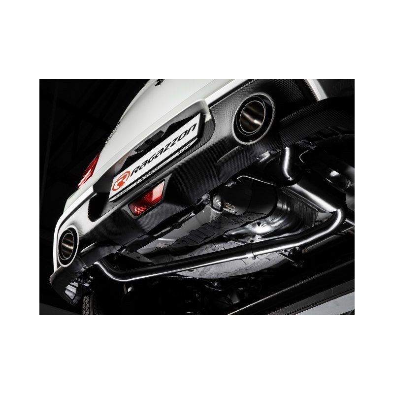 Silencieux arrière duplex RAGAZZON SUZUKI Swift Mk6 typ AZ 1.4 Boosterjet 140ch (2017-2020) - sortie ronde carbone (ECE)