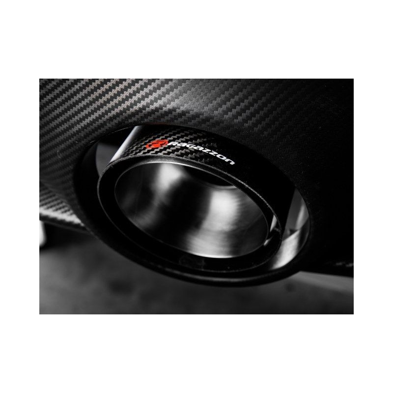 Silencieux arrière duplex RAGAZZON SUZUKI Swift Mk6 typ AZ 1.4 Boosterjet 140ch (2017-2020) - sortie ronde carbone (ECE)
