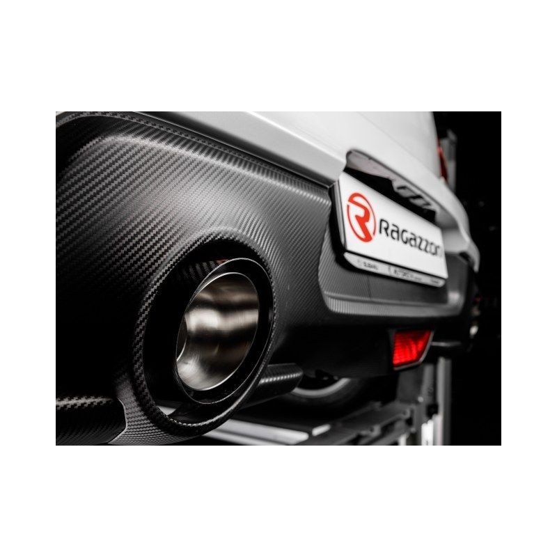 Silencieux arrière duplex RAGAZZON SUZUKI Swift Mk6 typ AZ 1.4 Boosterjet 140ch (2017-2020) - sortie ronde carbone (ECE)