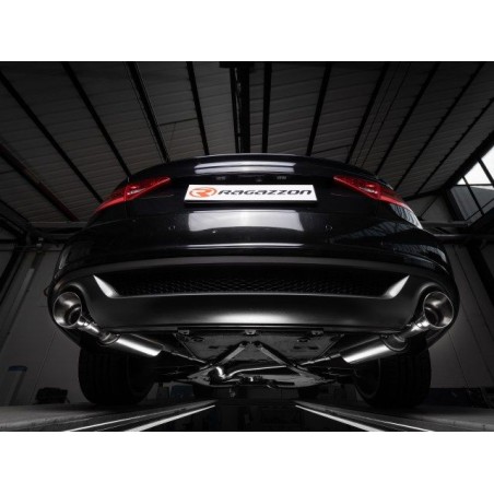 Silencieux arrière duplex RAGAZZON AUDI A5 typ 8T Sportback Quattro 2.0TFSI 211ch (2008-2013) - sortie ronde (ECE)