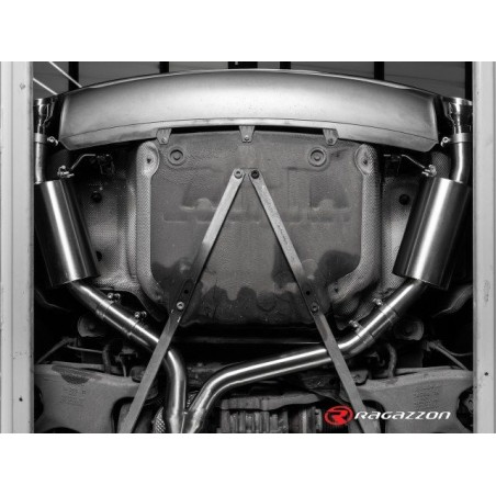 Silencieux arrière duplex RAGAZZON AUDI A5 typ 8T Sportback Quattro 2.0TFSI 211ch (2008-2013) - sortie ronde (ECE)