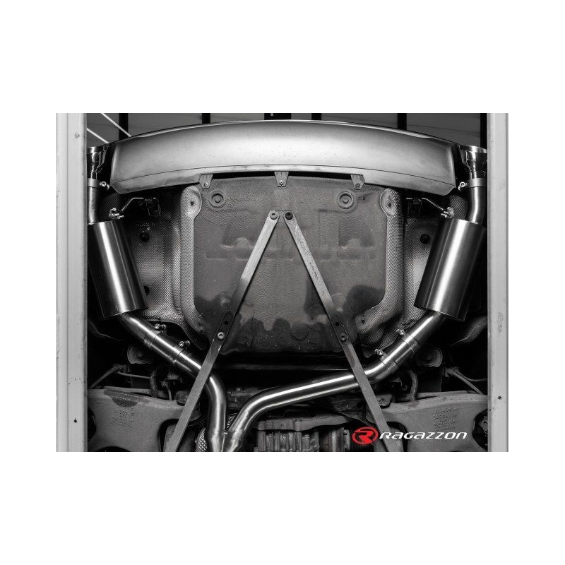 Silencieux arrière duplex RAGAZZON AUDI A5 typ 8T Sportback Quattro 2.0TFSI 211ch (2008-2013) - sortie ronde (ECE)