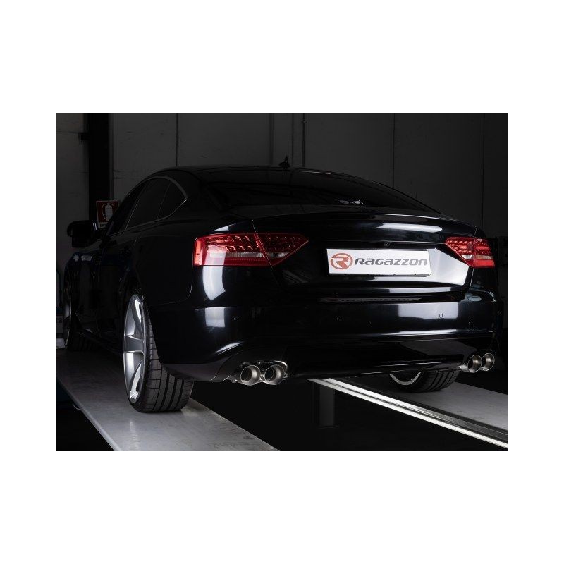 Silencieux arrière duplex RAGAZZON AUDI A5 typ 8T Sportback Quattro 2.0TFSI 211ch (2008-2013) - sortie ronde décalées (ECE)