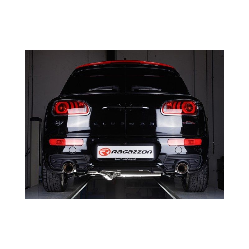 Silencieux arrière duplex RAGAZZON MINI F54 Clubman JCW ALL4 231ch (2016-2018) - sortie ronde (ECE)