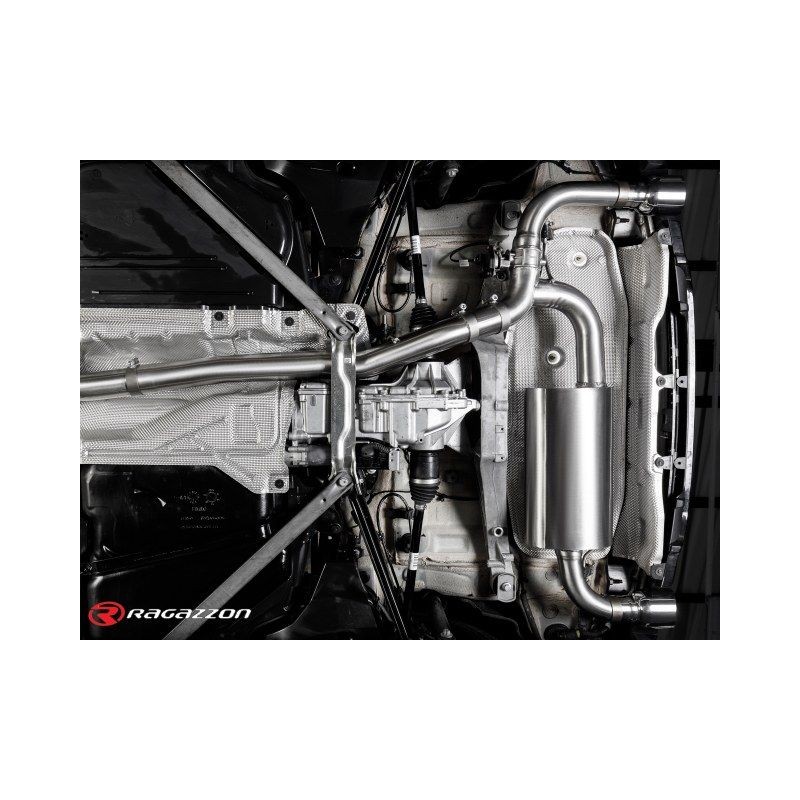 Silencieux arrière duplex RAGAZZON MINI F54 Clubman JCW ALL4 231ch (2016-2018) - sortie ronde (ECE)