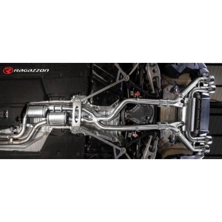 Silencieux arrière duplex RAGAZZON BMW M2 F87 Coupè Competition 3.0 411ch (08/2018+) - 2 sorties rondes décalées (ECE)