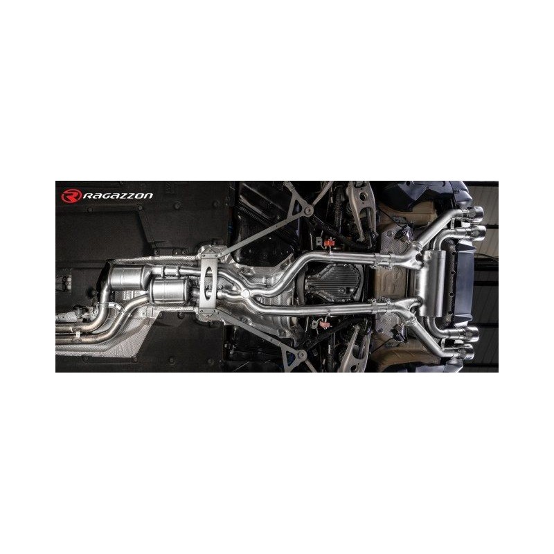 Silencieux arrière duplex RAGAZZON BMW M2 F87 Coupè Competition 3.0 411ch (08/2018+) - 2 sorties rondes décalées (ECE)