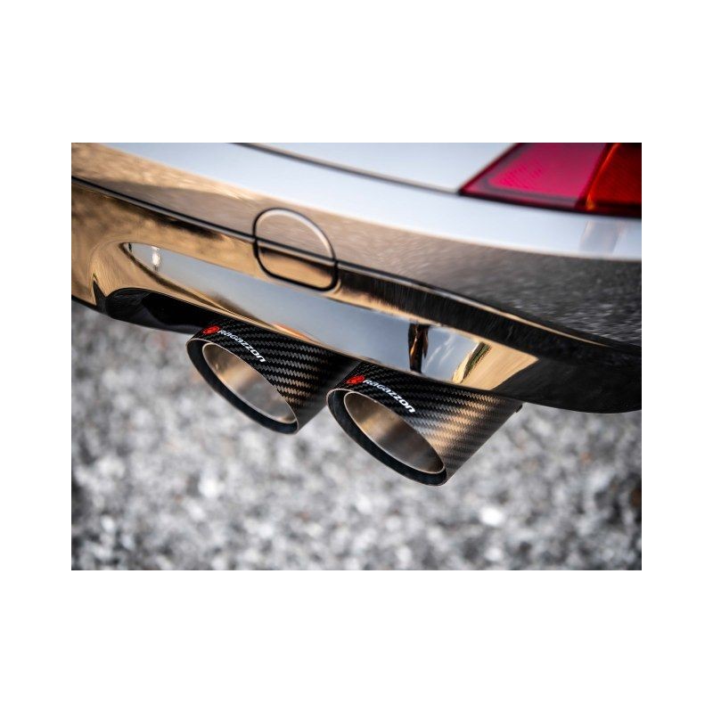 Silencieux arrière duplex RAGAZZON CUPRA Formentor KM VZ 2.0TSI 4Drive 310ch (2020-2024) - sortie ronde carbone décalées (ECE)