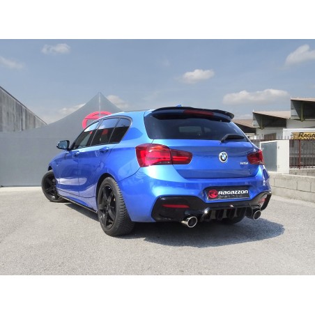 Silencieux arrière duplex RAGAZZON BMW Série1 F20/F21 F20 120i 184ch B48 (2016-07/2018) - sortie ronde Sport Line (ECE)