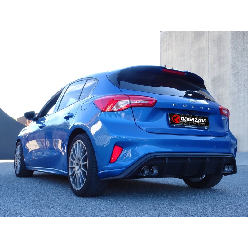Silencieux arrière duplex RAGAZZON FORD Focus Mk4 typ DEH 1.5 Ecoboost 150ch / 182ch - NO Multilink (2018-2022) (ECE)