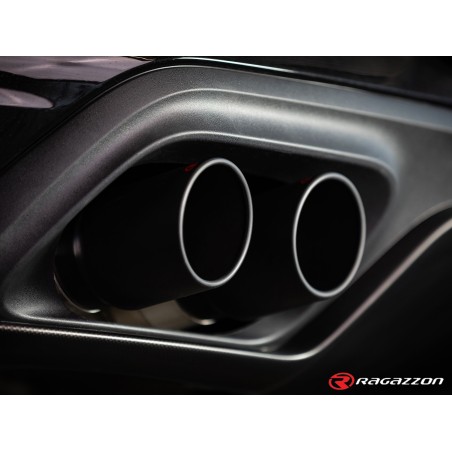 Tubes arrière RAGAZZON CUPRA Leon KL 2.0TSI 245ch (2021-2024) - 2 sorties rondes décalées (Race)