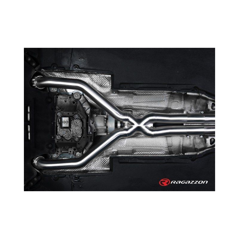 Tubes avant avec compensateur de gaz RAGAZZON AUDI RS6 typ 4G - C7 Quattro Avant 4.0TFSI V8 560ch (2013+)